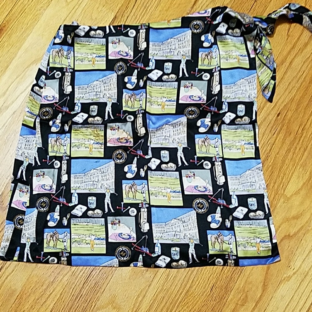 NICOLE MILLER Vintage Silk Wrap skirt